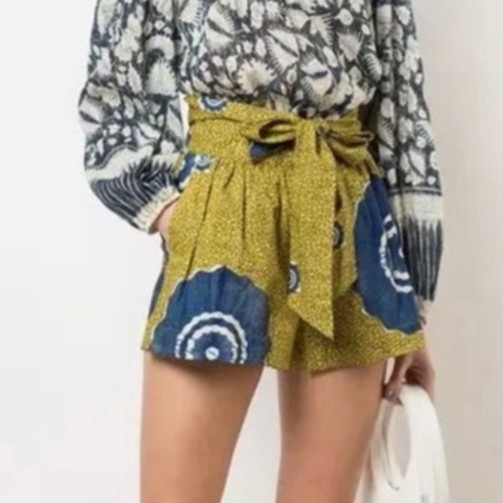 Ulla Johnson Martim Shorts in Lime Size 4